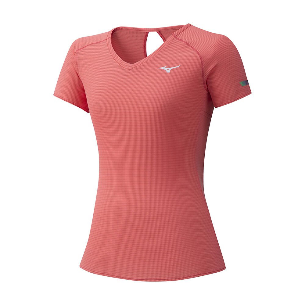 Maglietta Mizuno Running DryAeroflow Donna - Corallo - 98612-DXTM